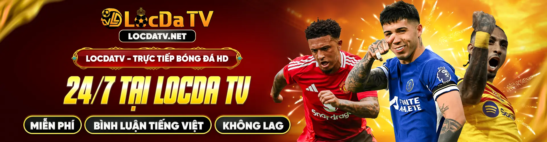 Xem trực tiếp bóng đá miễn phí tại Locdatv